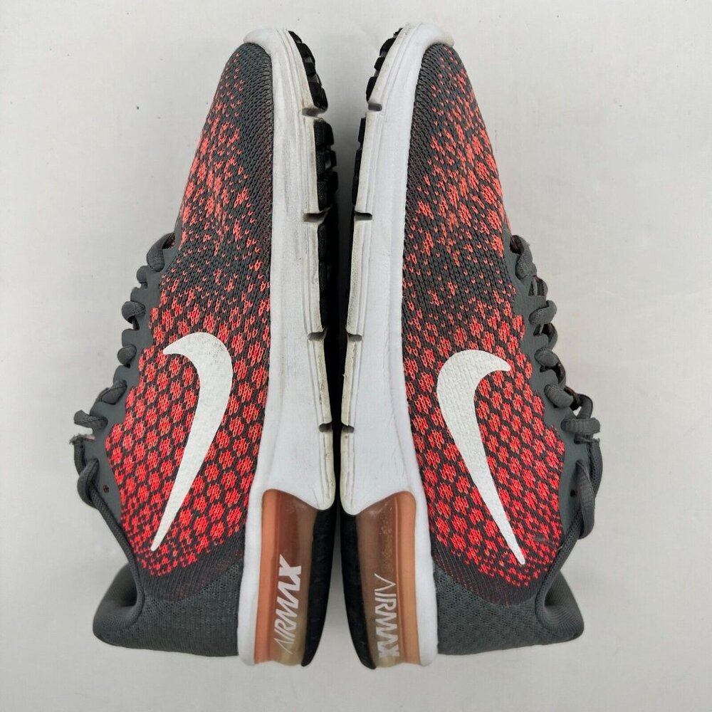 Nike Womens 852465-003 Gray Hot Punch Air Max Sequent 2 Size 8.5 Running Shoes - Picture 7 of 9